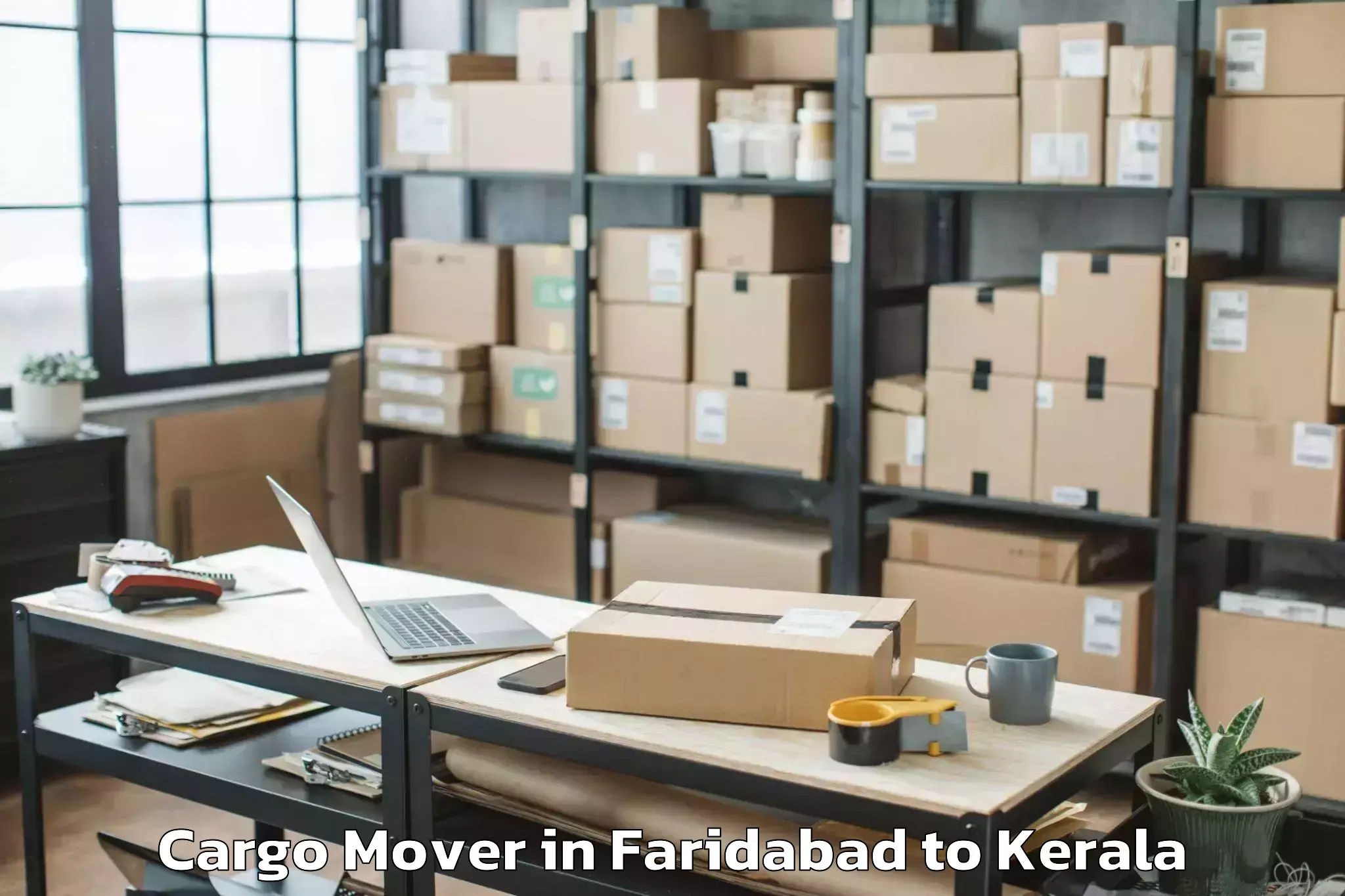 Trusted Faridabad to Kerala Kalamandalam Cheruthuru Cargo Mover